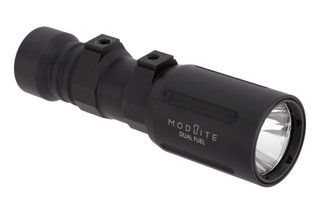 Modlite 18350 Weapon Mounted Light in Black has a dual-fuel PLHv2 light head